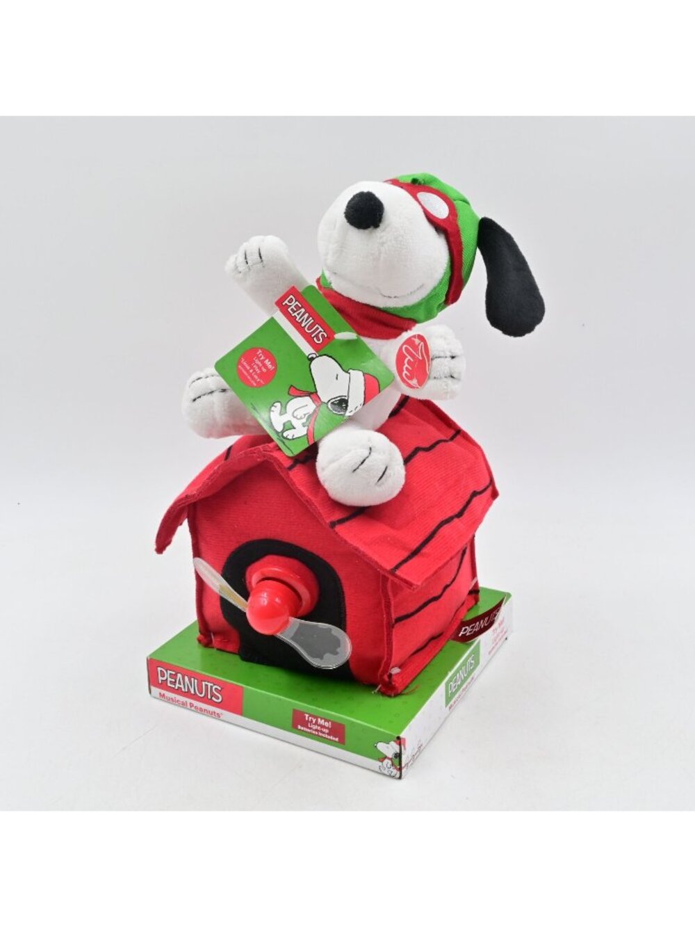 Dan Dee Peanuts Snoopy as WWI Flying Ace Propeller Animated Holiday Plush New